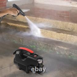 Laveuse haute pression électrique 1800PSI 9,5L/min jet d'eau haute puissance pour patio et voiture UK