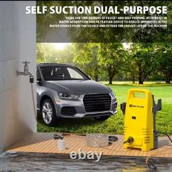 Laveuse haute pression électrique 2050PSI, laveuse de 1100 watts avec réglage de 1 à 180°