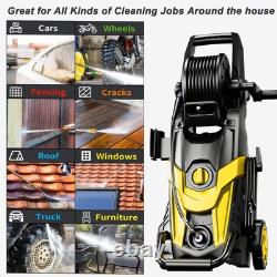 Laveuse haute pression électrique améliorée 2025, 4500 PSI 3,2 GPM avec 4 Q