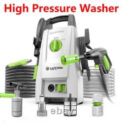 Laveuse haute pression électrique portable 1450 PSI nettoyeur de puissance machine de lavage de voiture
