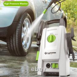 Laveuse haute pression électrique portable 1450 PSI nettoyeur de puissance machine de lavage de voiture