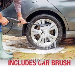 Laveuse haute pression électrique portable à jet d'eau haute puissance pour terrasse, voiture et maison