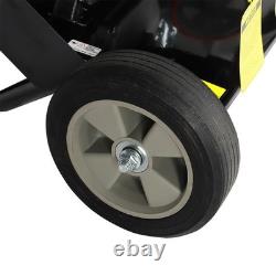 Laveuse haute pression mobile à essence sur roues, équipement de lavage de voiture 7HP 2500PSI