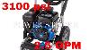 Le Power Stroke 3100 Psi Gas Pressure Washer 212cc Ohv Engine 2 5 Gpm