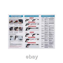 Machine à laver haute pression électrique 3000W pour terrasse Outil de nettoyage puissant 300L/H