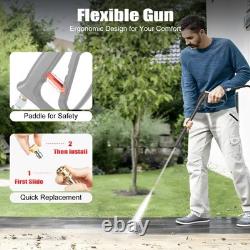 NL150 Nettoyeur Haute Pression Essence 2200PSI 2.3GPM 4 temps 7.5HP Tuyau Haute Pression 8M