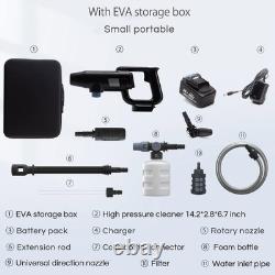 Nettoyeur Haute Pression Portable iOCHOW 580PSI Nettoyeur Électrique Sans Fil