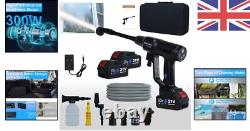 Nettoyeur Haute Pression Sans Fil 200Bar/2900PSI pour Voiture et Usage Extérieur UK