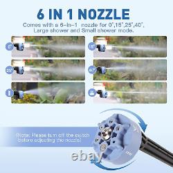 Nettoyeur Haute Pression sans fil CQWLKEJ, Nettoyeur Haute Pression Portable sans Brosse de 652PSI