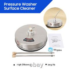 Nettoyeur de surface à haute pression 13 4000 PSI en acier inoxydable