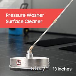 Nettoyeur de surface à haute pression 13 4000 PSI en acier inoxydable