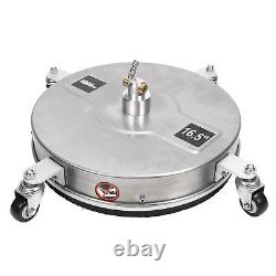 Nettoyeur de surface de laveuse à pression de 16,5 pouces 4000psi en acier inoxydable Power Sur HE