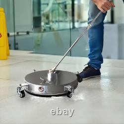 Nettoyeur de surface en acier inoxydable de 16,5 pouces, nettoyeur haute pression de 4000 PSI Nettoyeur de surface en acier inoxydable de 16,5 pouces, nettoyeur haute pression de 4000 PSI