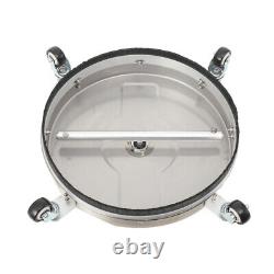 Nettoyeur de surface en acier inoxydable pour nettoyeur haute pression 4000 PSI 16,5 pouces