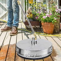 Nettoyeur de surface haute pression 4000 PSI en acier inoxydable avec Power Washer