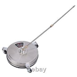 Nettoyeur de surface pour laveuse à pression de 15 pouces 4000 PSI avec attache de laveuse à pression de 1/4 pouce