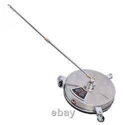 Nettoyeur de surface pour laveuse à pression de 15 pouces 4000 PSI avec attache de laveuse à pression de 1/4 pouce