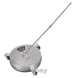 Nettoyeur de surface pour laveuse à pression de 15 pouces 4000 PSI avec attache de laveuse à pression de 1/4 pouce