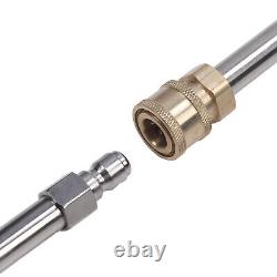 Nettoyeur de surface pour laveuse à pression de 15 pouces 4000 PSI avec attache de laveuse à pression de 1/4 pouce