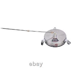 Nettoyeur de surface pour laveuse à pression de 15 pouces 4000 PSI avec attachement pour laveuse à pression de 1/4 pouce.