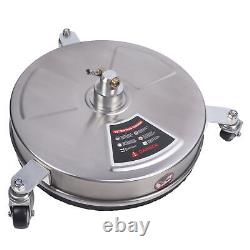 Nettoyeur de surface pour laveuse à pression de 15 pouces 4000 PSI avec attachement pour laveuse à pression de 1/4 pouce.