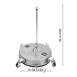 Nettoyeur de surface pour laveuse à pression de 16,5 pouces en acier inoxydable 4000 psi