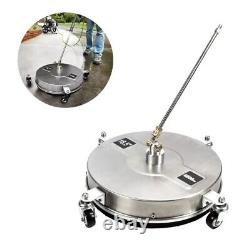 Nettoyeur de surface pour nettoyeur haute pression de 16,5 pouces, 4000 PSI, en acier inoxydable