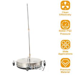 Nettoyeur de surface pour nettoyeur haute pression de 16,5 pouces, accessoire de patio, 4000 PSI
