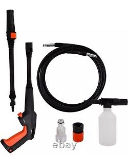 Nettoyeur haute pression Black & Decker 1500 PSI 1400W avec bouteille de pulvérisation en mousse à haute puissance