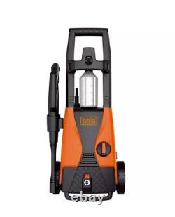 Nettoyeur haute pression Black & Decker 1600PSI 1400W avec bouteille de spray à mousse haute puissance