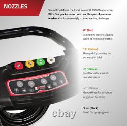 Nettoyeur haute pression Excel Power Petrol 2900PSI 9.2LPM 5 buses avec canon à neige gratuit