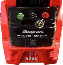 Nettoyeur haute pression Snap-On 2000 PSI 137,9 Bar Kit de pompe à roues Snap-On Power Washer