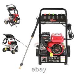 Nettoyeur haute pression à essence 2500 PSI 8HP Nettoyeur puissant Jet Jardin Patio