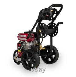 Nettoyeur haute pression à essence 2900 PSI 9.2LPM 20m de tuyau 5 buses de pulvérisation Inx Canon à neige