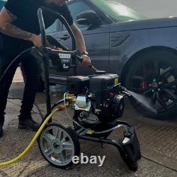 Nettoyeur haute pression à essence 3000 PSI moteur 7 ch tuyau et buses utilisation hors réseau