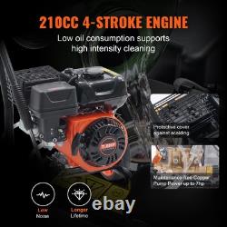 Nettoyeur haute pression à essence 3600 PSI 2,6 GPM Pompe en cuivre Pistolet pulvérisateur 5 buses