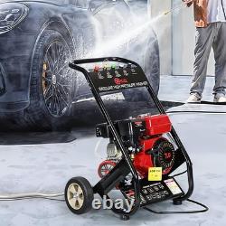 Nettoyeur haute pression à essence 3950 PSI 7 CV Nettoyeur à jet haute puissance pour jardins, allées et voitures
