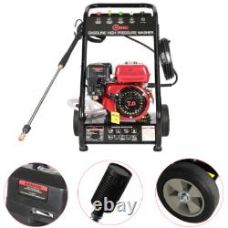 Nettoyeur haute pression à essence 3950 PSI 7 CV Nettoyeur à jet haute puissance pour jardins, allées et voitures