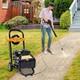 Nettoyeur Haute Pression &agrave; Essence 420 Cc Pour Jardin, Moteur 7,5 Hp, Outil De Nettoyage &agrave; Jet Haute Puissance