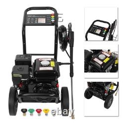 Nettoyeur haute pression à essence 7CV 3500 PSI pour allée, voiture et patio