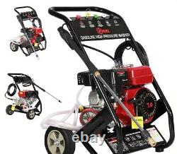 Nettoyeur haute pression à essence 7 ch, laveur à jet haute puissance, 5 buses, nettoyeur de voiture moteur