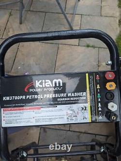 Nettoyeur haute pression à essence Kiam KM3700PR 14HP, buse turbo + nettoyeur de surface
