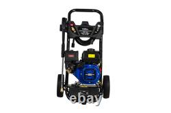 Nettoyeur haute pression à essence avec bouteille de mousse, 2900 PSI / 200 Bar, moteur OHV de 7 HP