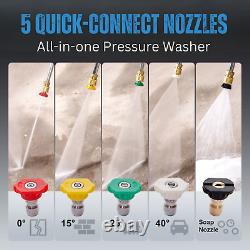 Nettoyeur haute pression à essence avec moteur OHV de 7,0 CV, 2900 PSI, 200 Bar et 3600 R.