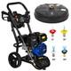 Nettoyeur Haute Pression à Essence Avec Nettoyeur De Surface, 2900 Psi / 200 Bar, Moteur Ohv De 7hp