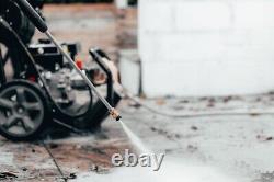 Nettoyeur haute pression à essence puissant 272 Bar 3950psi Jet Wash Patio Cleaner avec tuyau de 20m