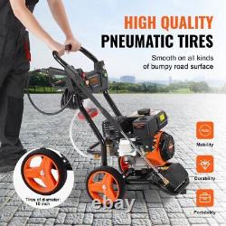 Nettoyeur haute pression à gaz 3950 PSI 10L/min 2.6 GPM avec 5 buses pour auto