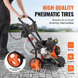 Nettoyeur haute pression à gaz 3950 PSI 10L/min 2.6 GPM avec ensemble de 5 buses pour voitures