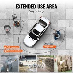 Nettoyeur haute pression à gaz 3950 PSI 10L/min 2.6 GPM avec ensemble de 5 buses pour voitures