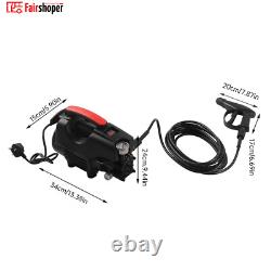 Nettoyeur haute pression électrique 1800PSI 9,5L/min Eau jet puissant pour terrasse voiture UK